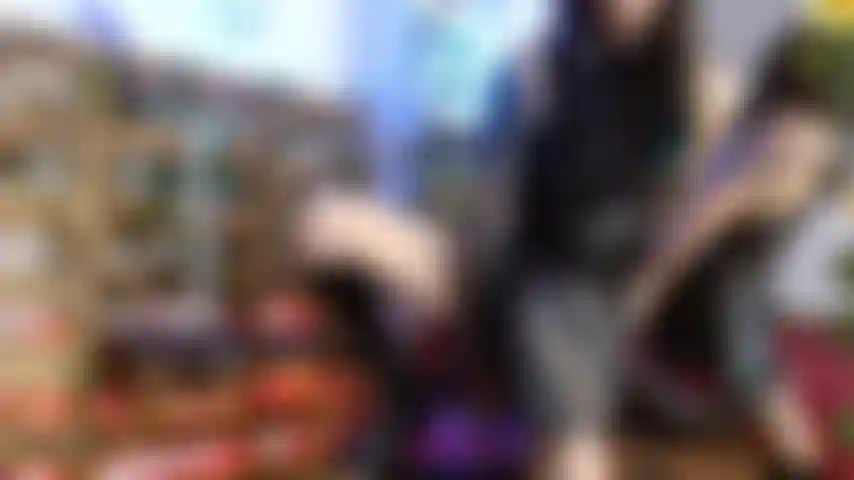 I ride my dildo on the chair while I have my sexy latex dress