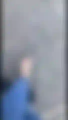 Walking barefoot in a parking garage