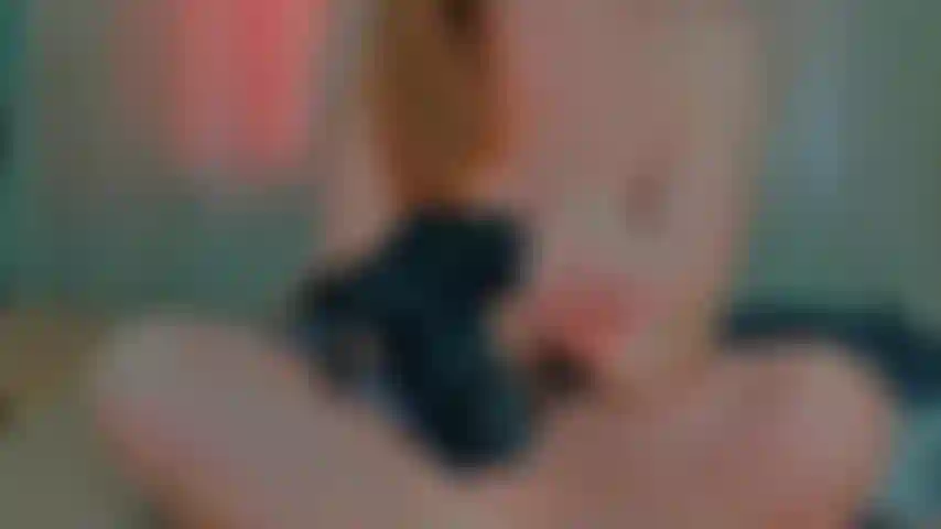 Ass fingering with medical latex  black gloves