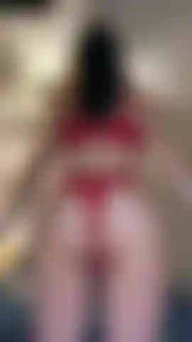 ASMR ASS Clapping with Red Lingerie