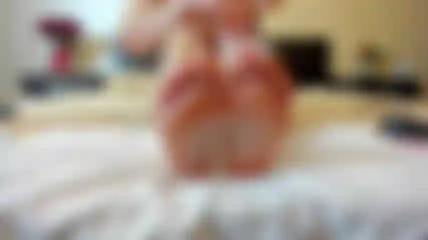 Pieds avec de la crème.