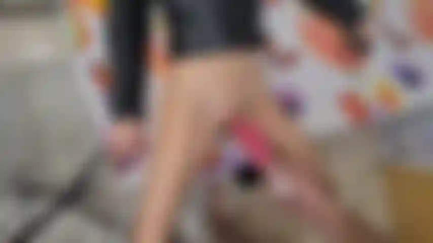 leather fetish,pussy fuck with vibrator, pov handjob, facial