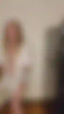 in the kitchen naked