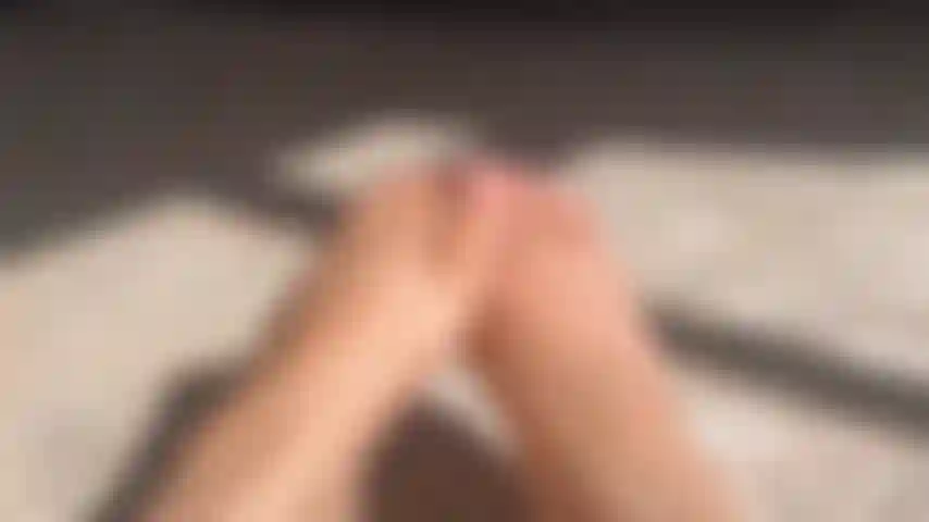 NEW feet video imagining rubbing you cum all over these